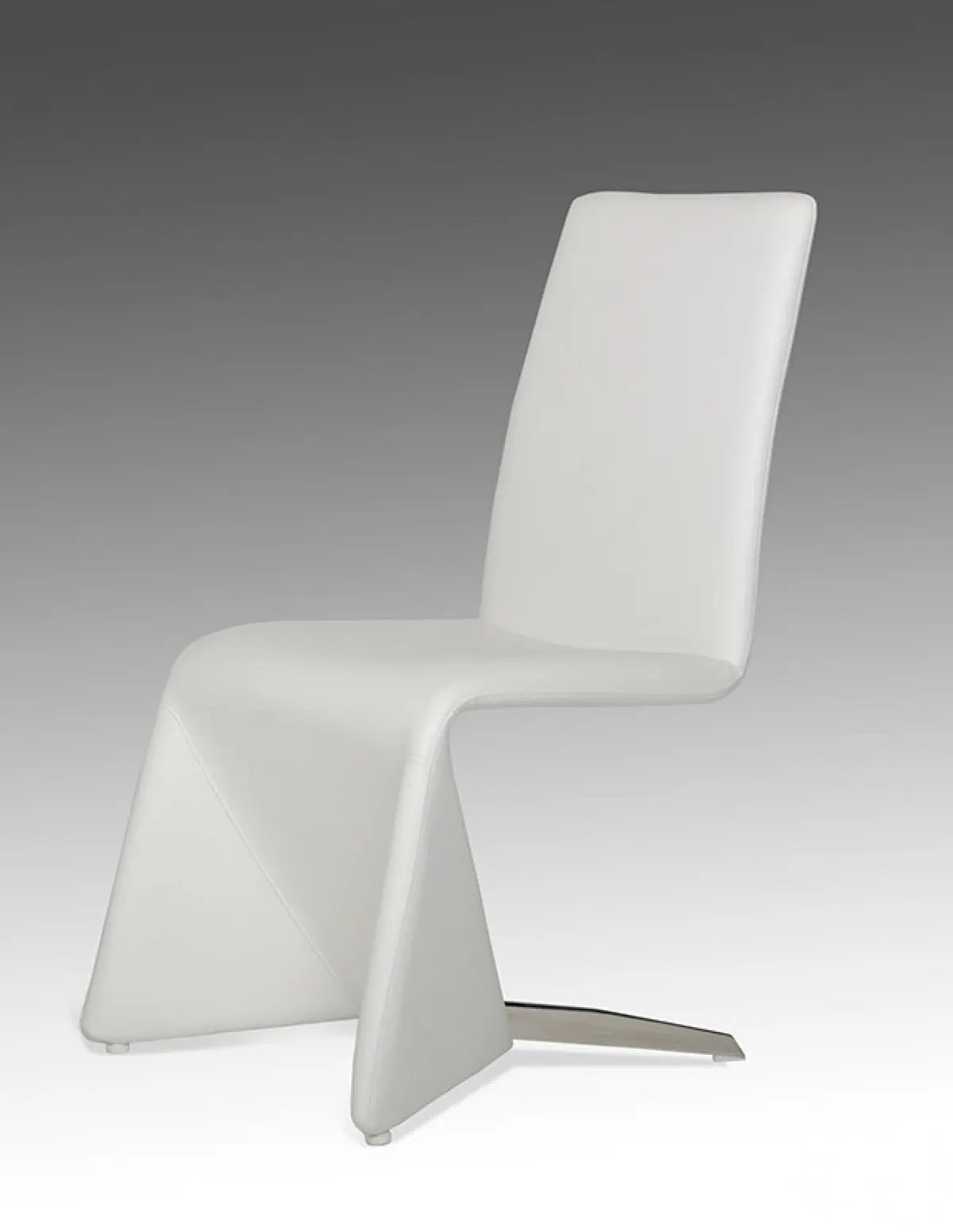 878 Contemporary White Leatherette Dining Chair (Set Of 2) Vgvcb878 - Wht - VGVCB878 - WHT - Home Elegance USA - 2