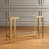 Kendrick Glass Console Table - Gold by Uttermost - View 3