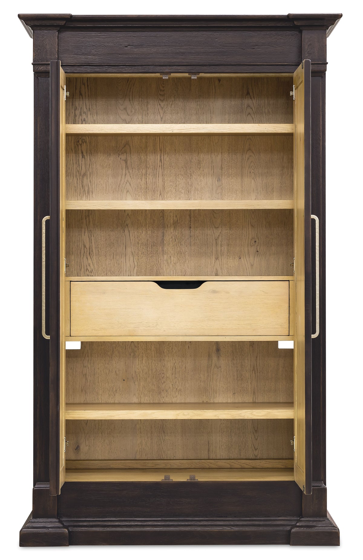 Driftwood Wardrobe Burnt Timber - Black by Hooker Furniture - View 3