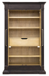 Driftwood Wardrobe Burnt Timber - Black by Hooker Furniture - View 3