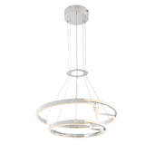 Minsk Double Round Chandelier // Chrome  | Finesse