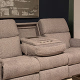 Porter Transitional Power Reclining Sofa With Console & Power Headrests & Lumbar | Flexsteel