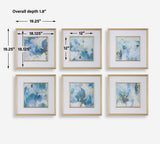Fresh Start Blue Abstract Prints (Set of 6) by Uttermost - View 8