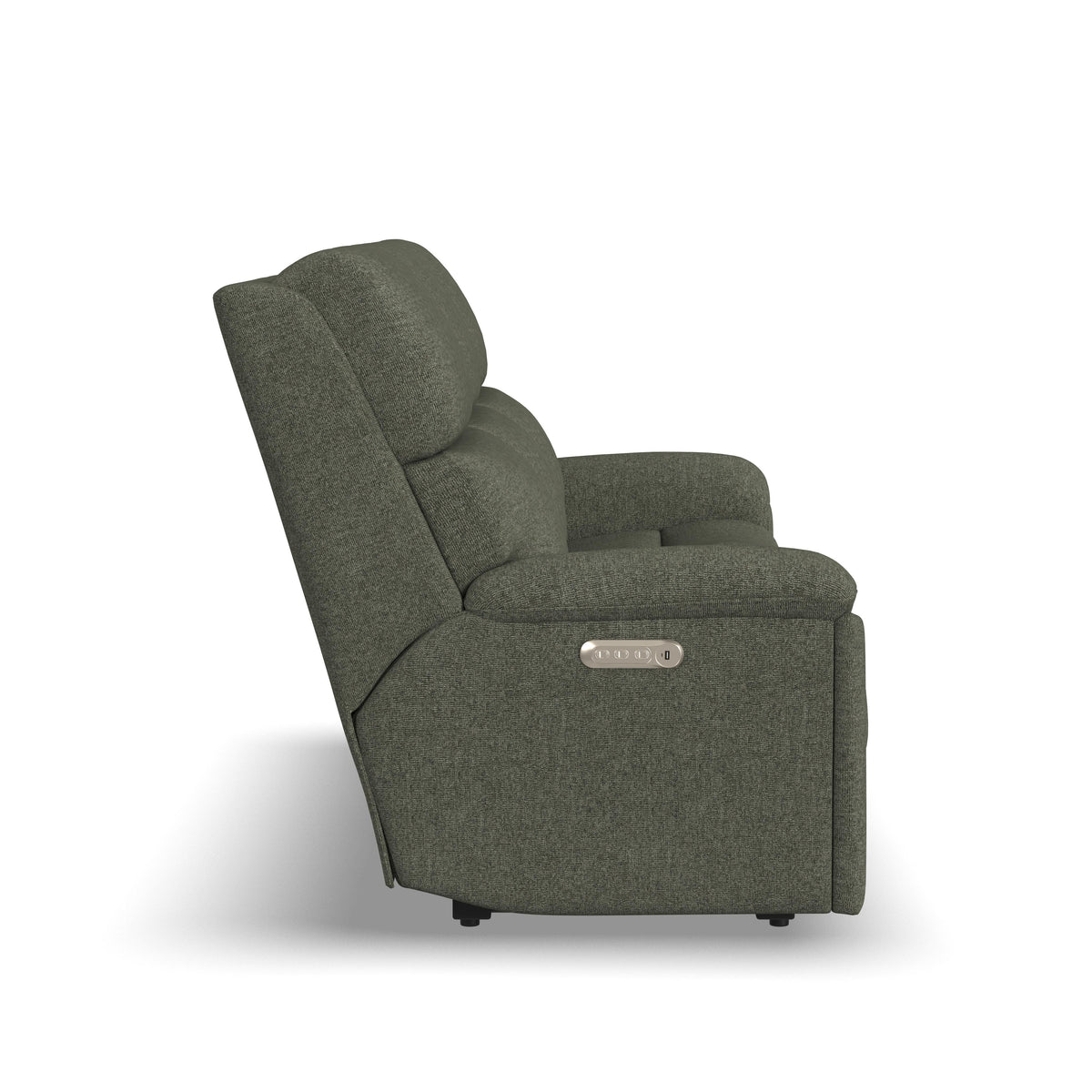 Porter Transitional Power Reclining Sofa With Console & Power Headrests & Lumbar | Flexsteel