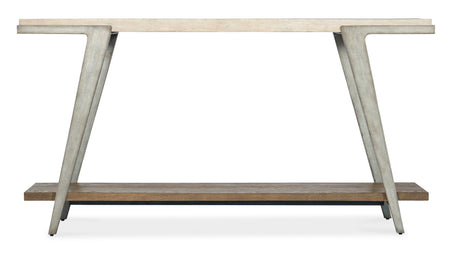 Commerce And Market Boomerang Console Table - White / Dark Brown by Hooker Furniture - View 4