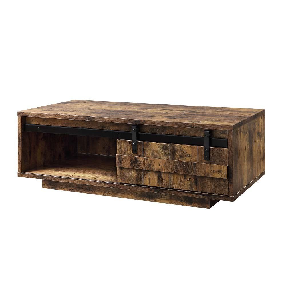 Bellarosa Coffee Table (Same Lv01442) 88040 Rustic Oak Finish | Acme - 88040 - Home Elegance USA - 4