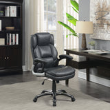 Office Chair - Nerris Adjustable Height Office Chair with Padded Arm Grey and Black