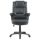 Office Chair - Nerris Adjustable Height Office Chair with Padded Arm Grey and Black