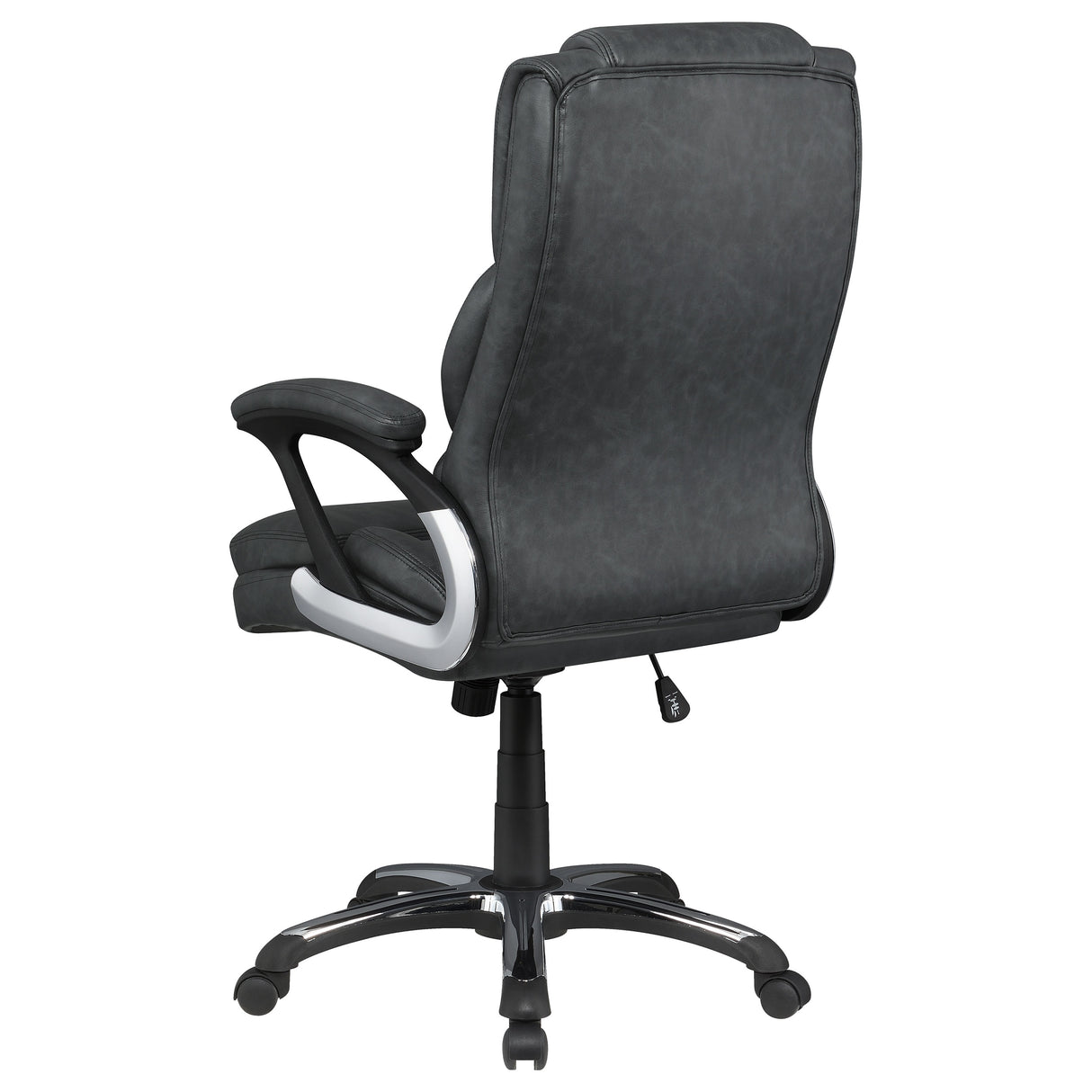 Office Chair - Nerris Adjustable Height Office Chair with Padded Arm Grey and Black