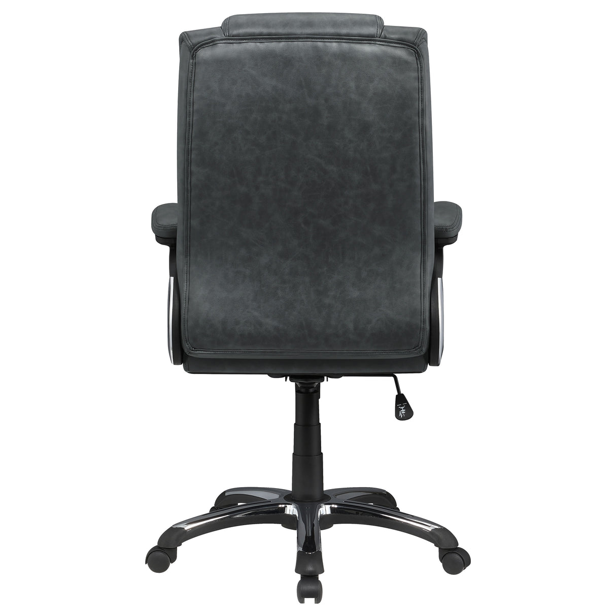 Office Chair - Nerris Adjustable Height Office Chair with Padded Arm Grey and Black