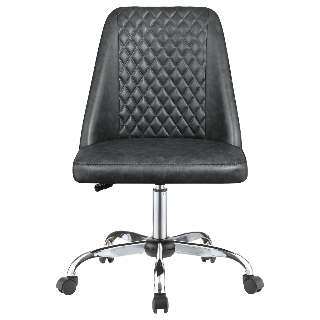 Althea Upholstered Tufted Back Office Chair Grey and Chrome | Coaster | Home Elegance USA