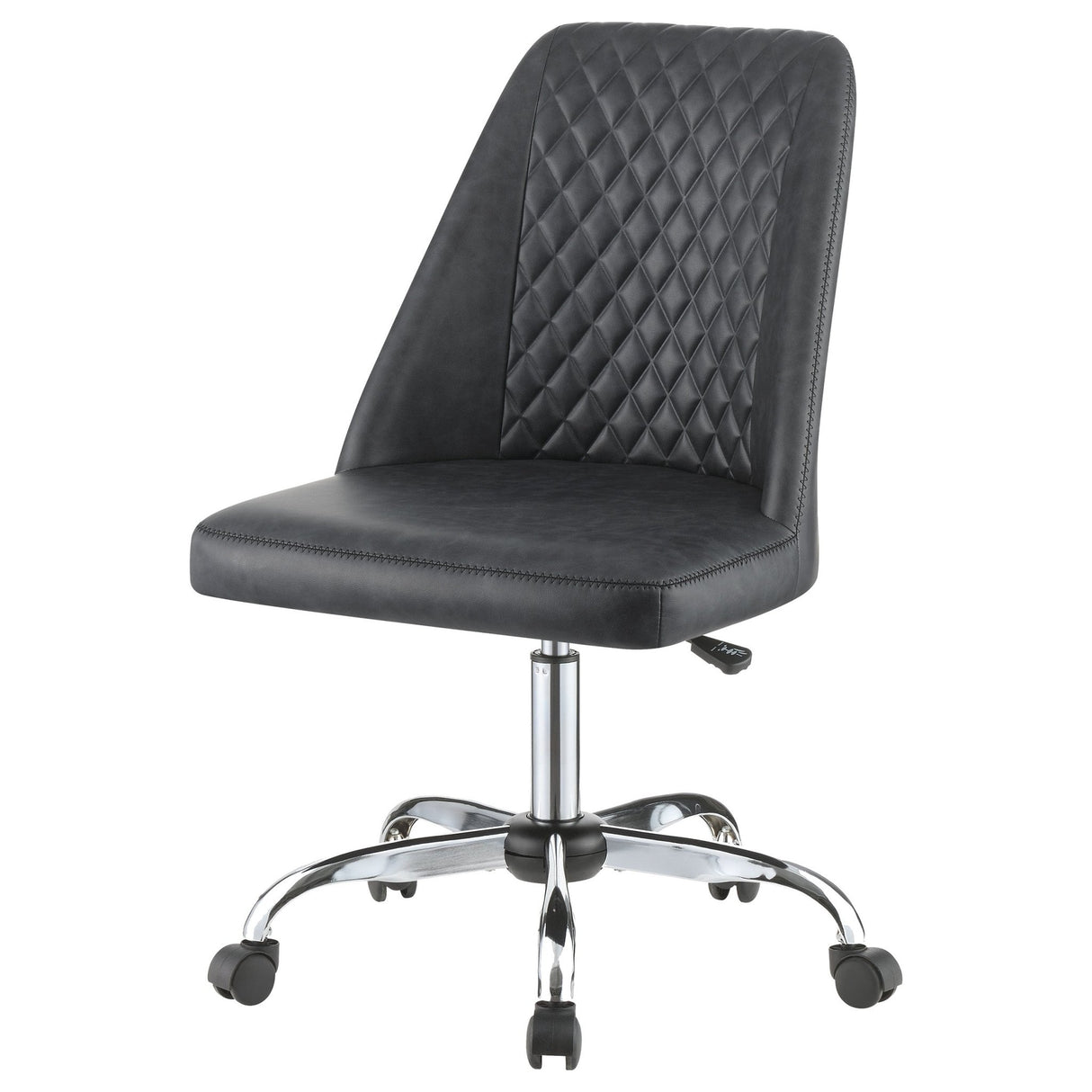 Althea Upholstered Tufted Back Office Chair Grey and Chrome | Coaster | Home Elegance USA