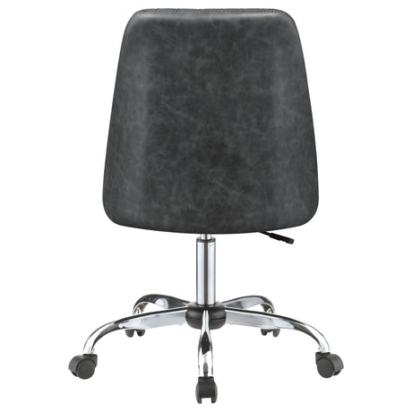 Althea Upholstered Tufted Back Office Chair Grey and Chrome | Coaster - 881196 - Home Elegance USA - 7