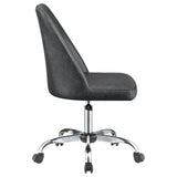 Althea Upholstered Tufted Back Office Chair Grey and Chrome | Coaster | Home Elegance USA