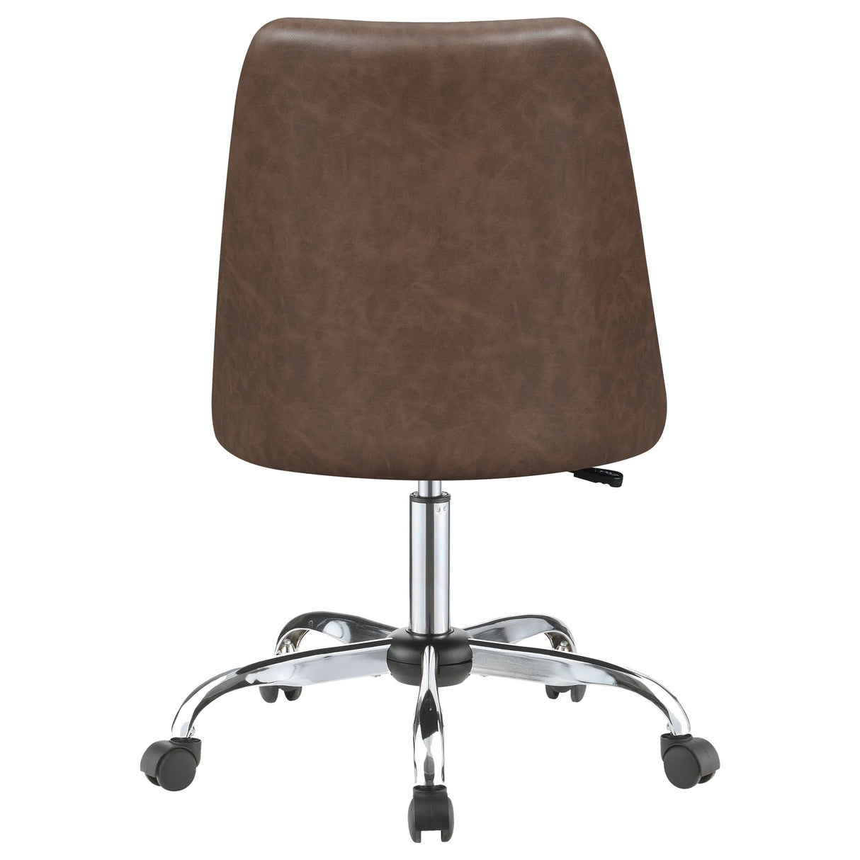 Althea Upholstered Tufted Back Office Chair Brown and Chrome | Coaster | Home Elegance USA