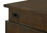 Executive Desk - Marshall 6-drawer Executive Desk Dark Walnut and Gunmetal