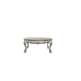 Acme - Dresden Coffee Table 88170 Vintage Bone White Finish