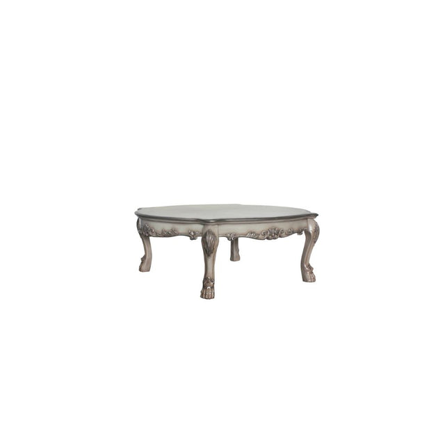 Acme - Dresden Coffee Table 88170 Vintage Bone White Finish