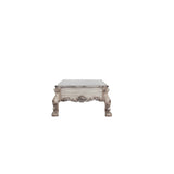 Acme - Dresden Coffee Table 88175 Vintage Bone White Finish