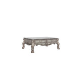 Acme - Dresden Coffee Table 88175 Vintage Bone White Finish