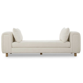 Repose Oversized Ivory Bench - Beige by Uttermost - View 1