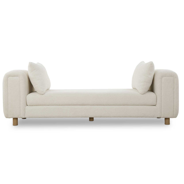 Repose Oversized Ivory Bench - Beige by Uttermost - View 1