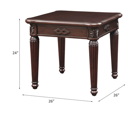 Acme - Chateau De Ville End Table 88267 Espresso Finish