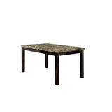 Dining Table Faux Marble Top Birch Veneer Dining Room Furniture 1pc Table - HS00F2093 - ID - AHD - Home Elegance USA - 3