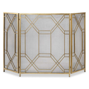 Rosen Fireplace Screen - Gold by Uttermost - View 1