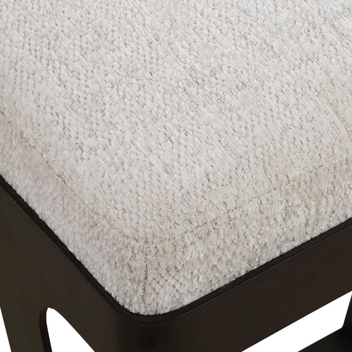 Hover Iron Counter Stool - Black / White by Uttermost - View 5