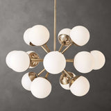 Droplet 16 Light Sputnik Chandelier - Yellow by Uttermost - View 4