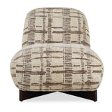 Evans Modern Armless Accent Chair Beige / Brown - Beige / Dark Brown by Uttermost - View 1