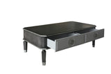 Acme - House Beatrice Coffee Table 88815 Charcoal & Light Gray Finish