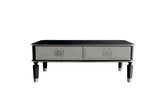 Acme - House Beatrice Coffee Table 88815 Charcoal & Light Gray Finish