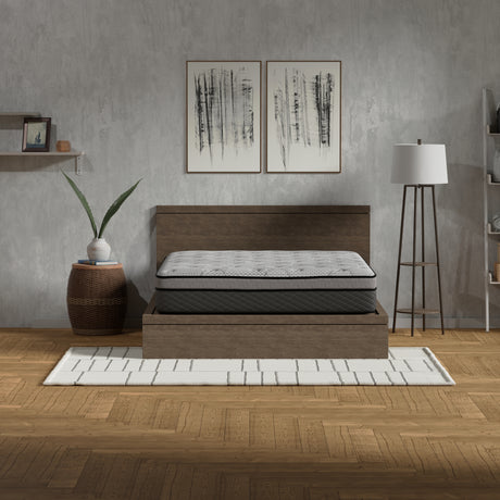 Hybrid 12 Inch Medium Firm California King Mattress with Pocketed Coils