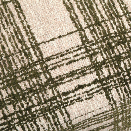 Joie Ireland Plaid Ottoman - Green by Uttermost - View 5