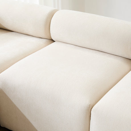 Evelyn 114 in.6-Piece U Shaped Modular Free Combination Sectional Chenille Sofa Couch for Living Rooms - sold by Home Elegance USA