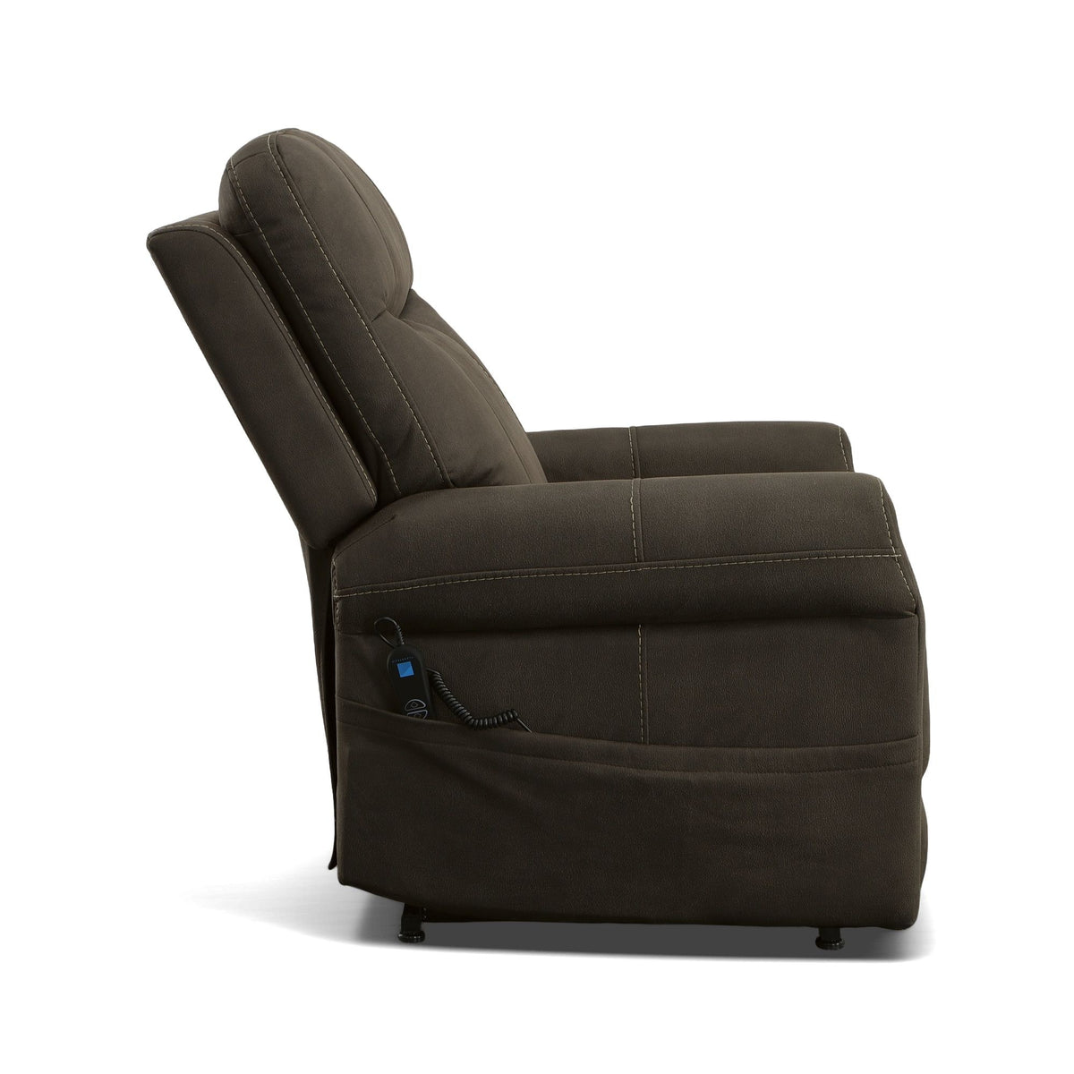 Jenkins Power Lift Recliner With Right-Hand Control & Power Headrest - Bark | Flexsteel