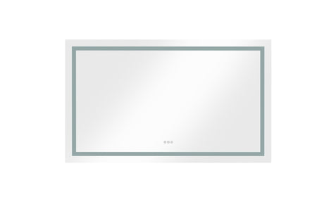 60*36 LED Lighted Bathroom Wall Mounted Mirror with High Lumen+Anti - Fog Separately Control+Dimmer Function - W92864287 - image - 6