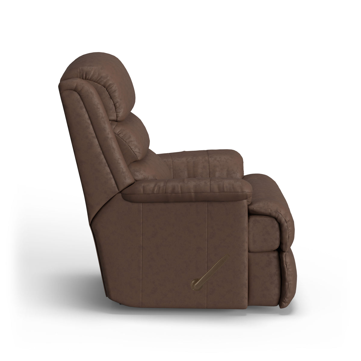 Yukon Transitional Leather Rocking Recliner | Flexsteel