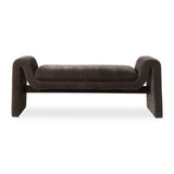 Manson Modern Bench Charcoal - Dark Gray by Uttermost - View 1