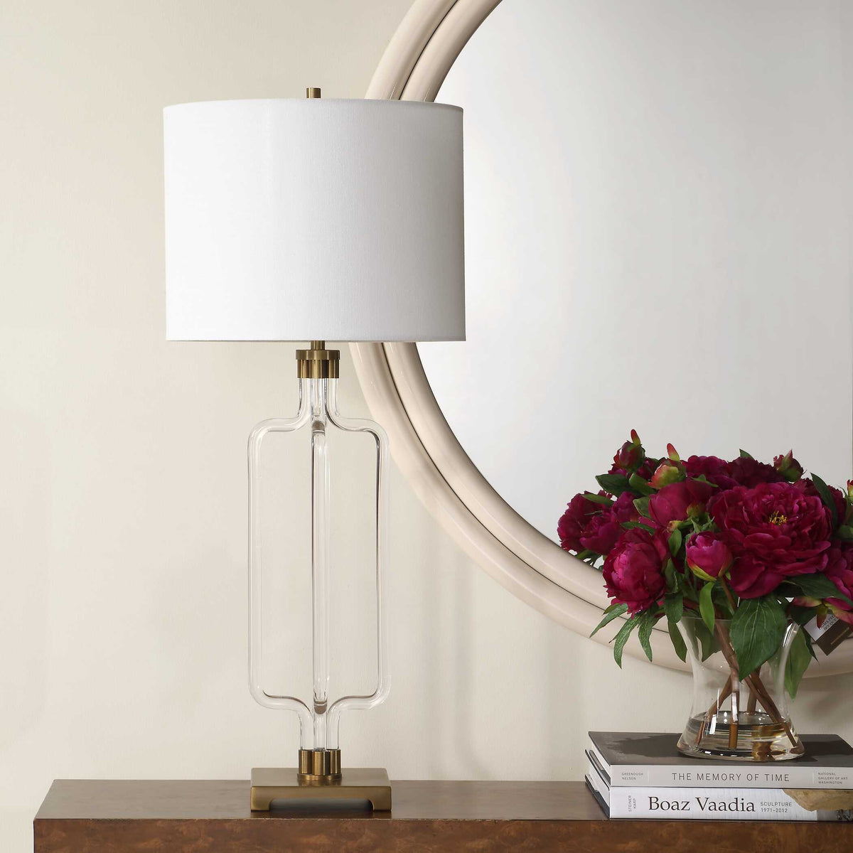 Outline Cordless LED Table Lamp - Gold by Uttermost - View 3