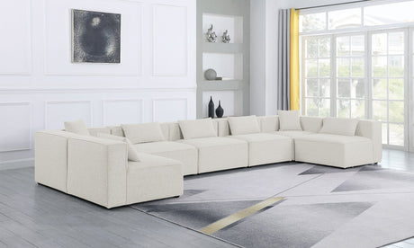 Cube - Modular Sectional 7 Piece - Cream - 630Cream - Sec7B - Home Elegance USA - 5