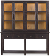 Driftwood Display Sideboard Burn Timber / Dark Brown - Black / Dark Brown by Hooker Furniture - View 9