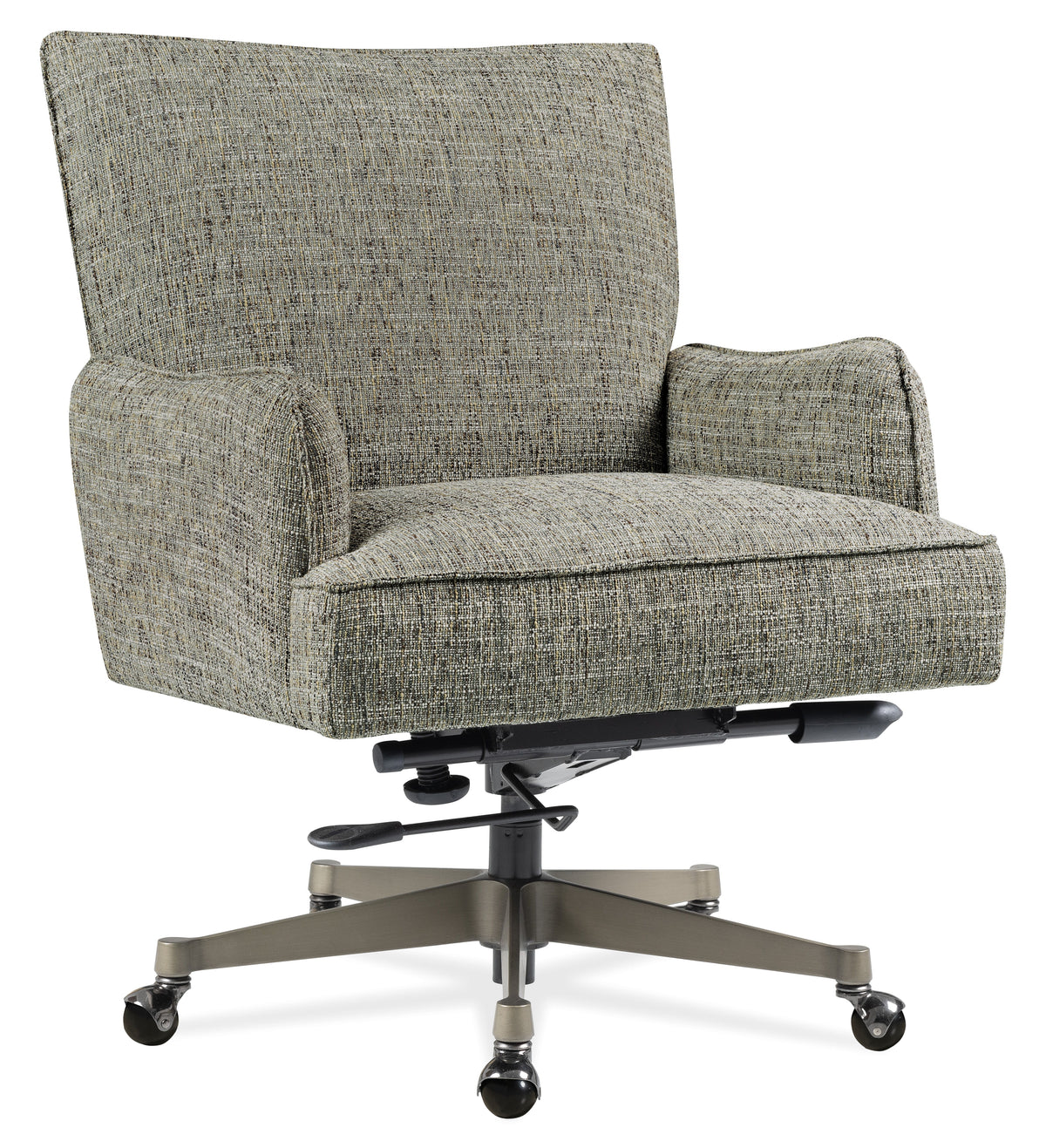 Quinn Executive Swivel Tilt Chair - Gray by Hooker Furniture - View 1