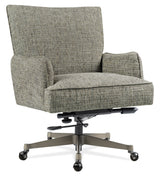 Quinn Executive Swivel Tilt Chair - Gray by Hooker Furniture - View 1