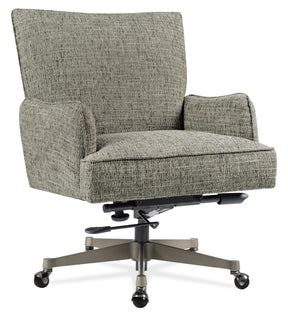 Quinn Executive Swivel Tilt Chair - Gray by Hooker Furniture - View 1