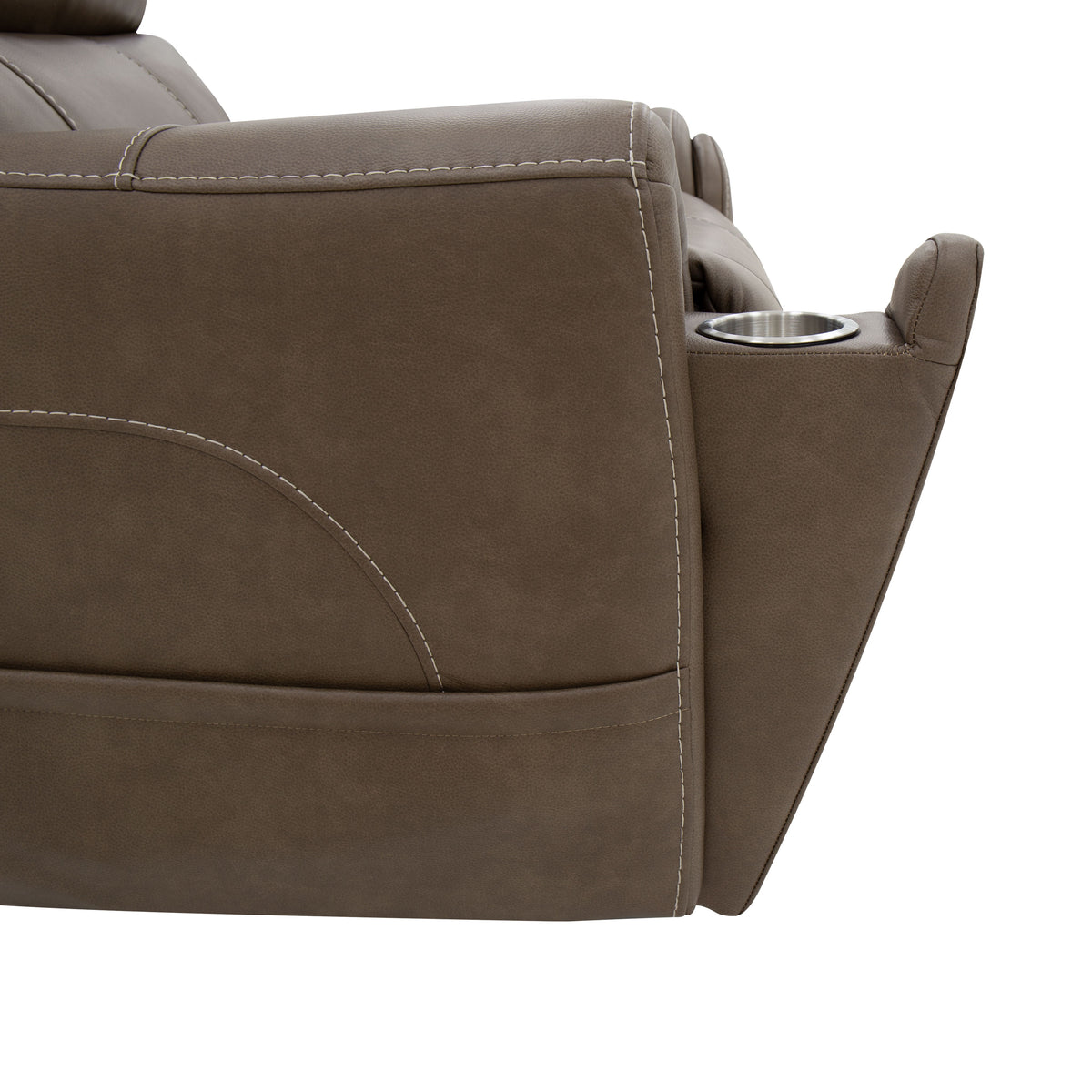Carter Power Rocking Recliner With Power Headrest, Lumbar, Heat & Massage - Cappuccino | Flexsteel