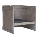 Dartmoor Outdoor Barrel Chair Weathered Gray - Light Gray by Uttermost - View 13
