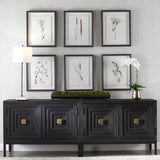 Forest Finds Finds Framed Prints (Set of 6) - White / Green by Uttermost - View 2